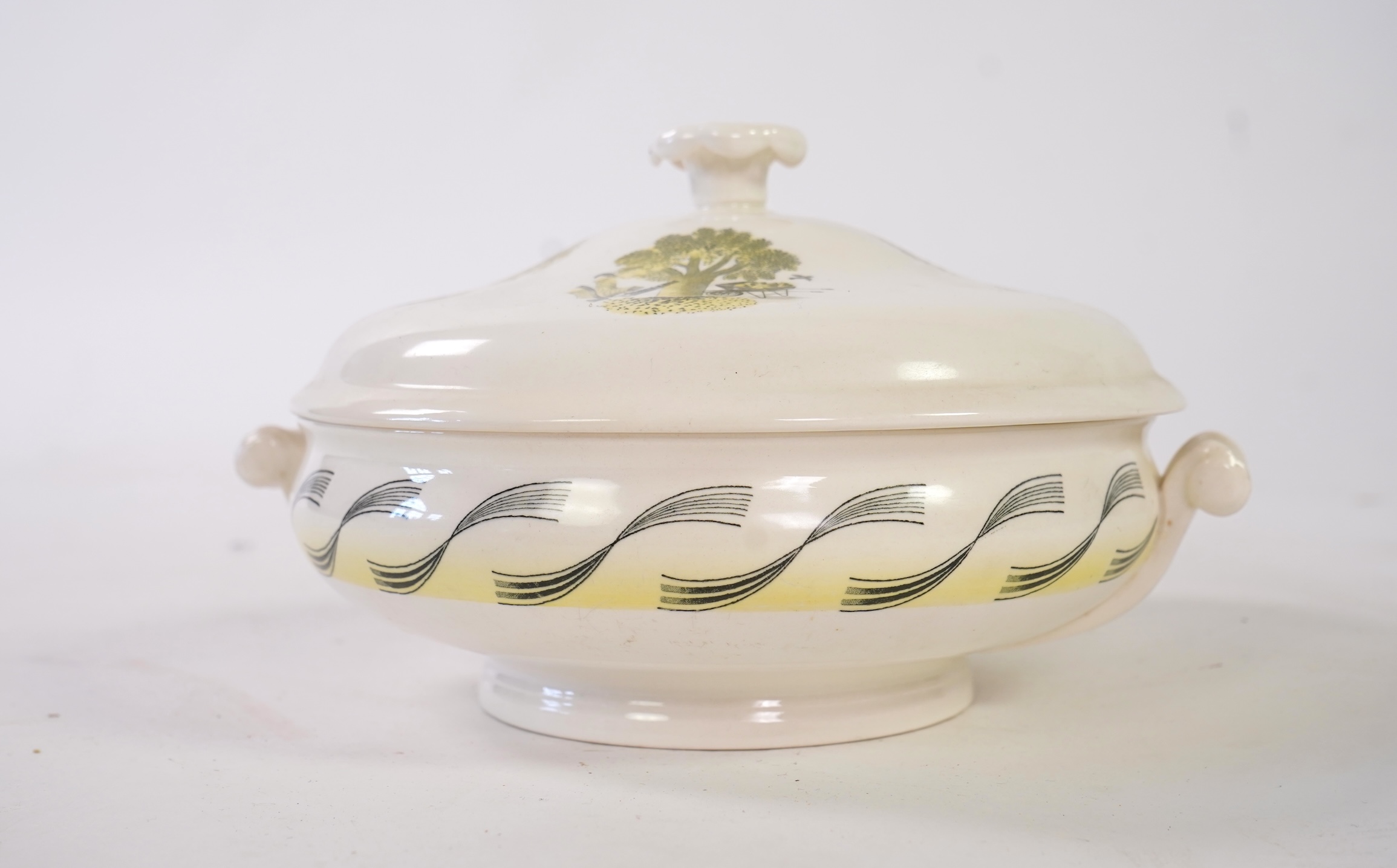 Eric Ravilious (1903-1942) for Wedgwood: A 'Garden' part dinner and tea service